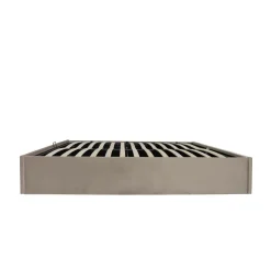 Lit coffre velours Terre de Nuit