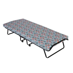 Lit d'appoint pliant sur roulettes avec matelas - Terre de Nuit
