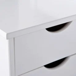 Lit tiroir enfant en bois massif avec chevets intégrés 90x200 - LT12013