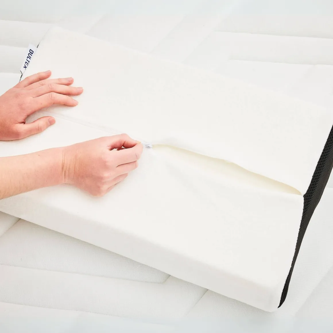 Lot de 2 oreillers ergonomiques Bultex à mémoire de forme 33x52