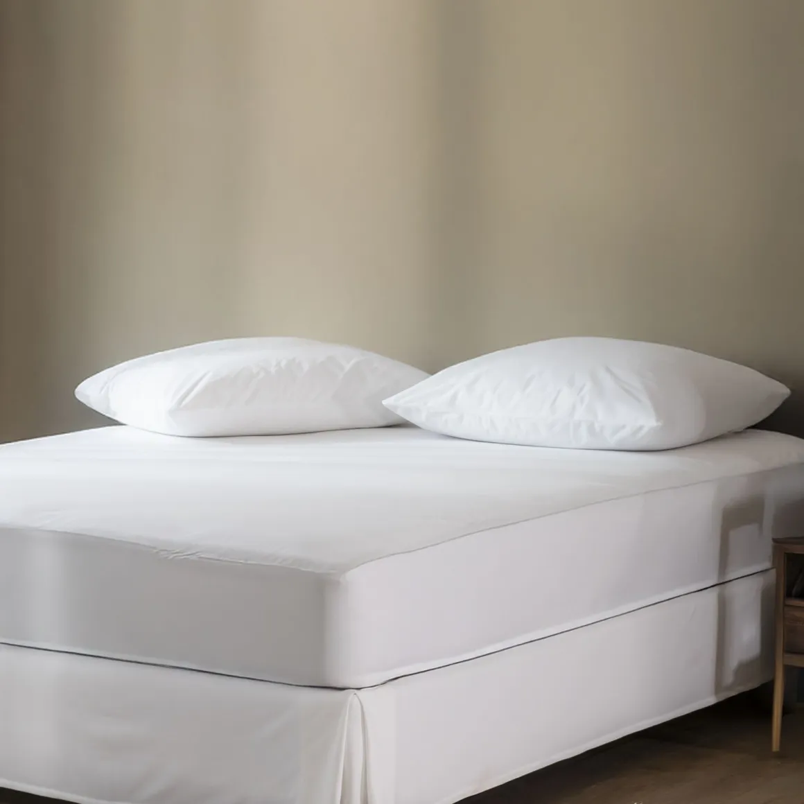 Lot de 2 protège oreillers 100% coton anti-acariens - SOMEO