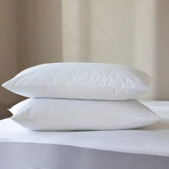 Lot de 2 protège oreillers molleton imperméable 100% coton bio - SOMEO