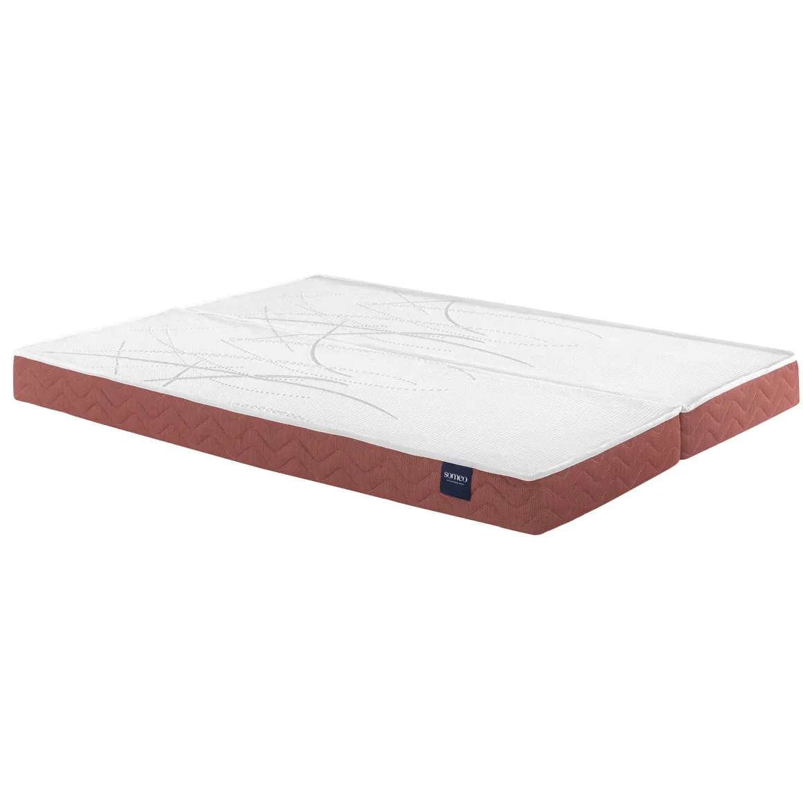 Matelas clic-clac 100% latex Crépuscule 400 - SOMEO