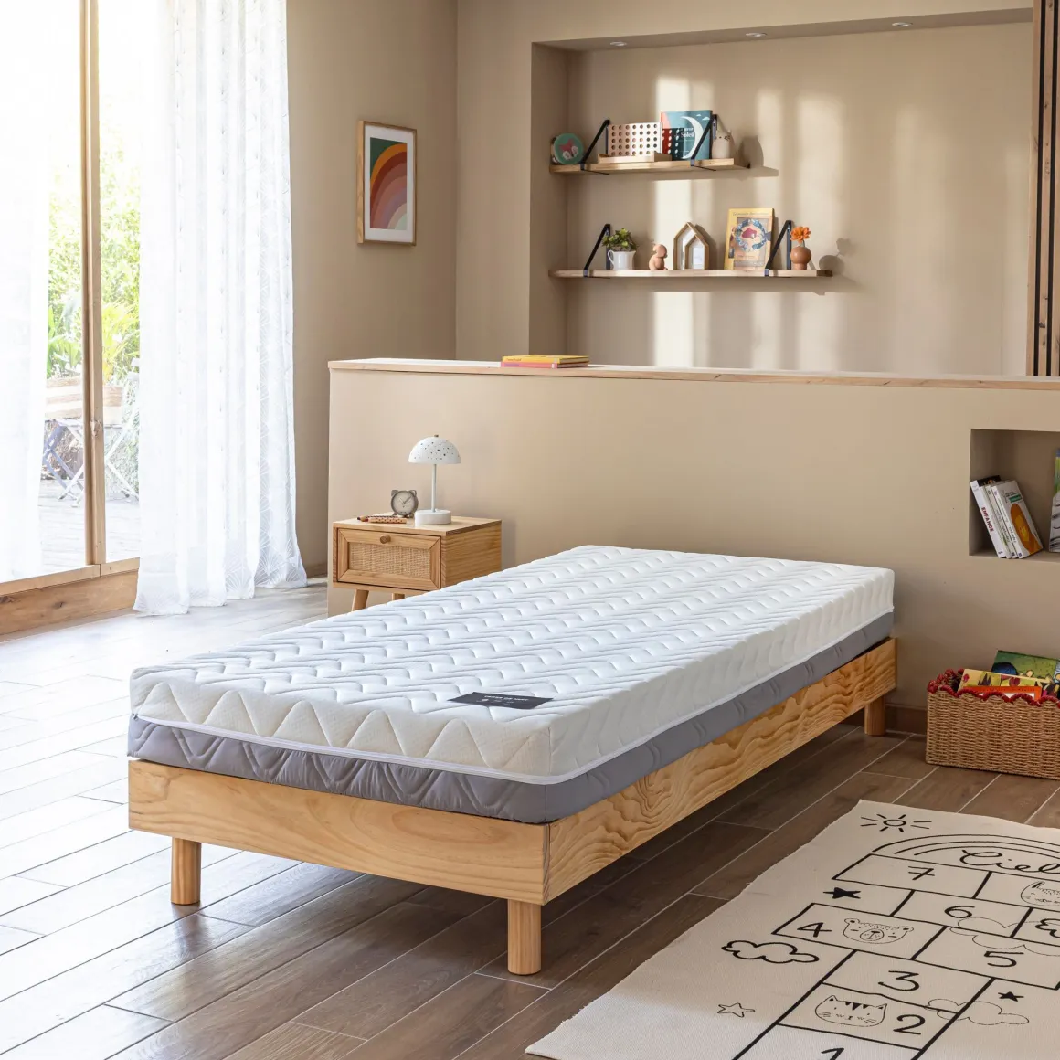 Matelas enfant mousse recyclée 17 cm Conscience