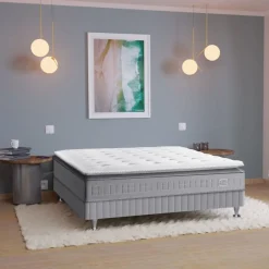 Matelas Simmons 651 ressorts ensachés + surmatelas intégré SW5