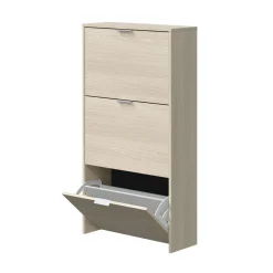 Meuble à chaussures avec 3 portes, capacité 18 paires - MC81011