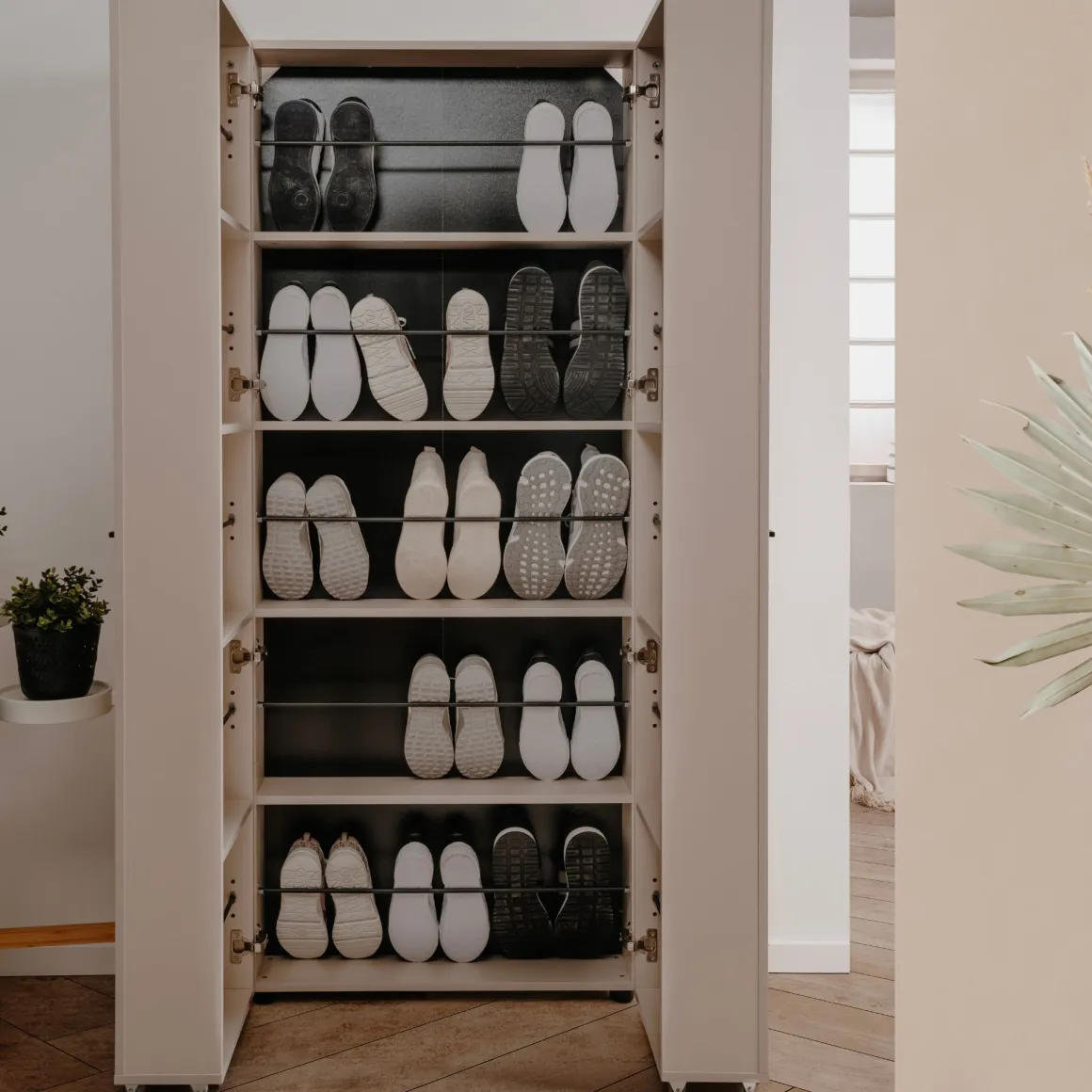 Meuble à chaussures 2 portes 35 paires