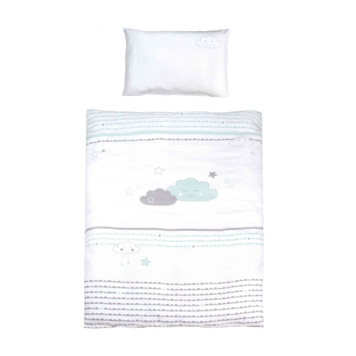 Parure de lit bébé Happy cloud 100x135 cm