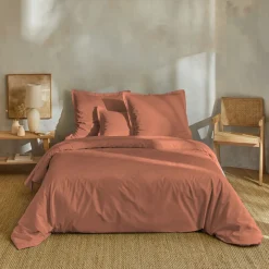 Parure de lit percale unie