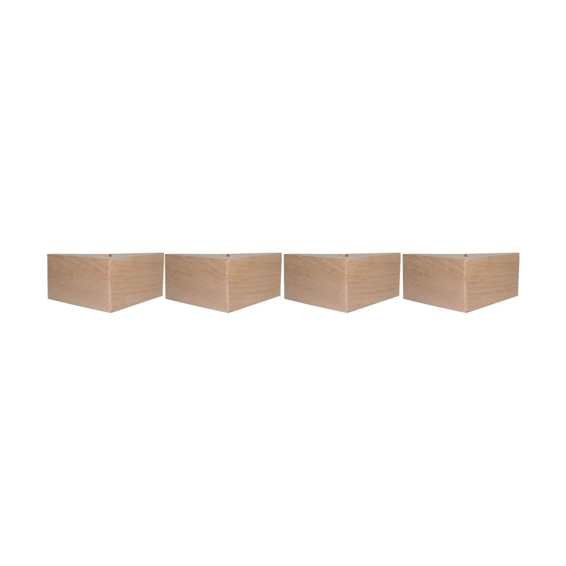 4 pieds angle droit 8 cm