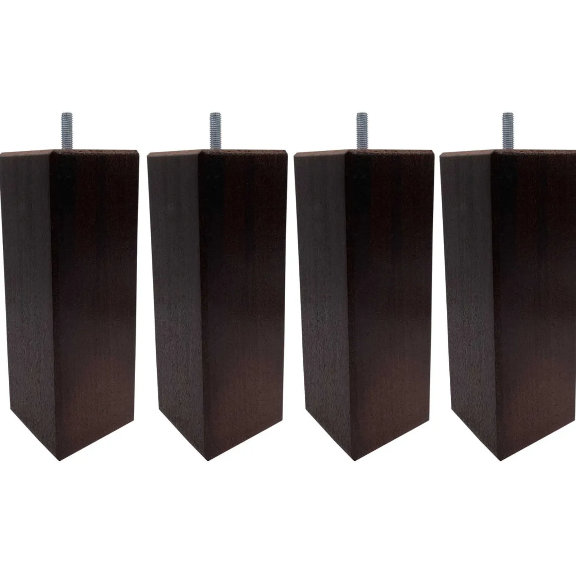 4 pieds carrés bois wengué