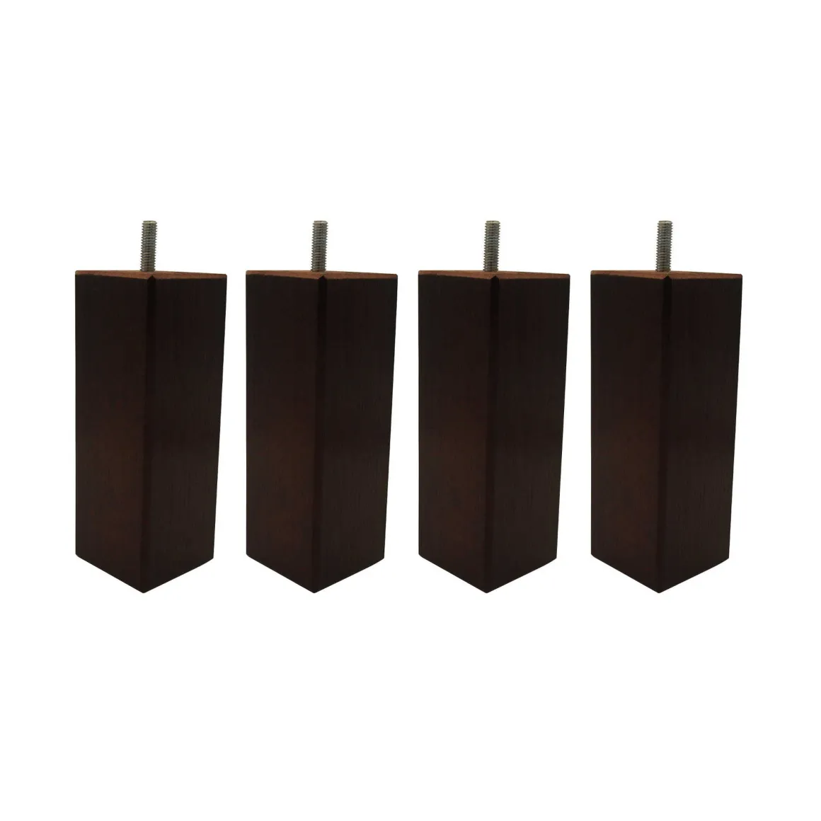 4 pieds carrés bois wengué