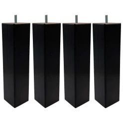 4 pieds carrés bois wengué