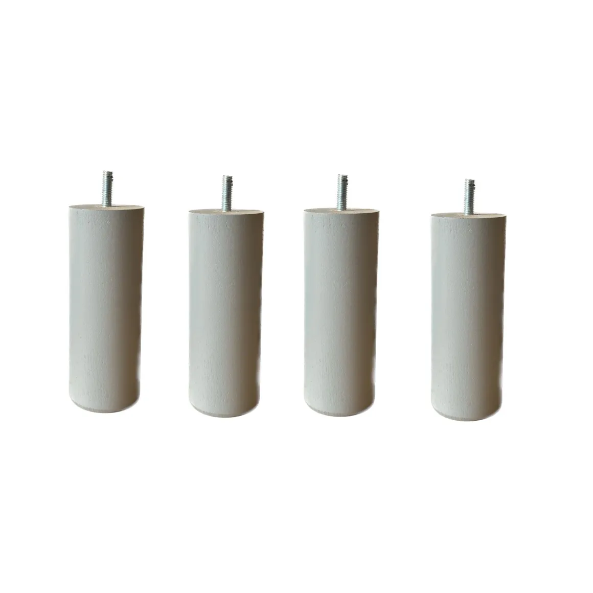 4 pieds cylindriques bois