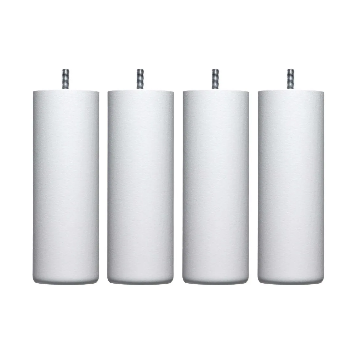 4 pieds cylindriques bois
