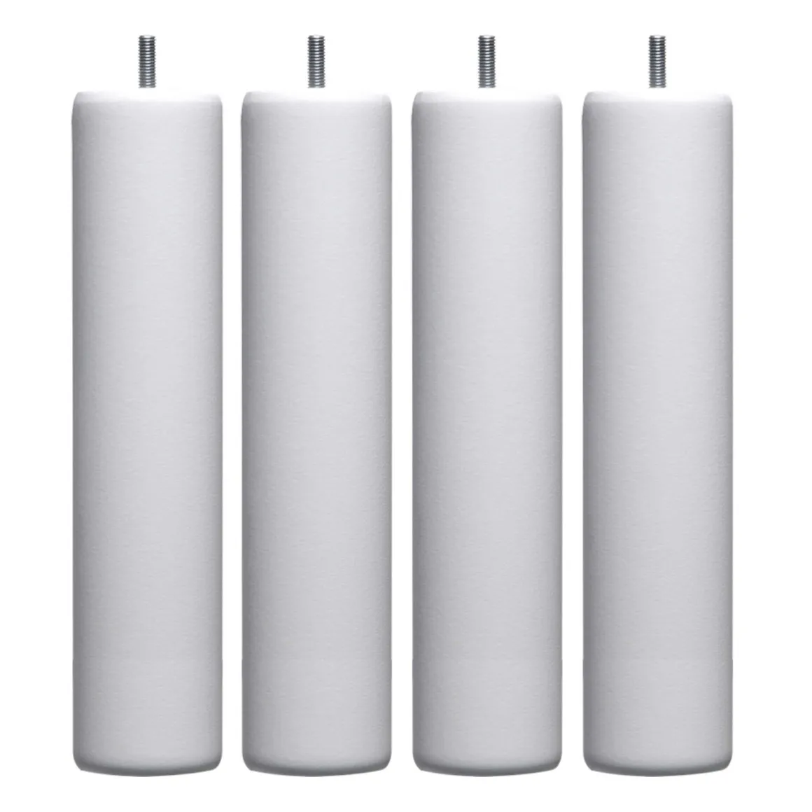 4 pieds cylindriques bois