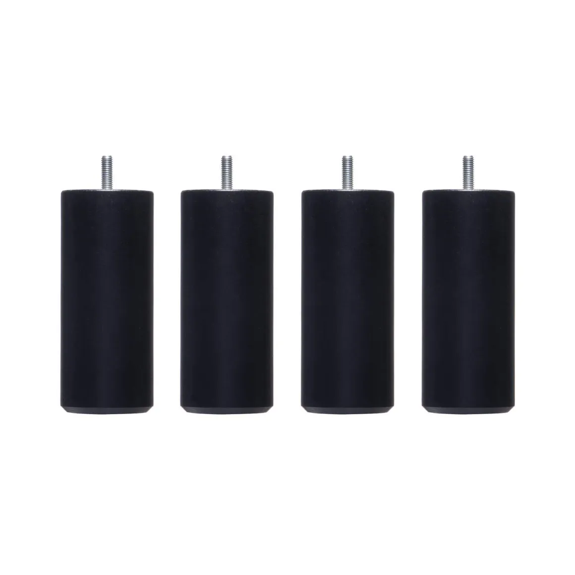 4 pieds cylindriques bois