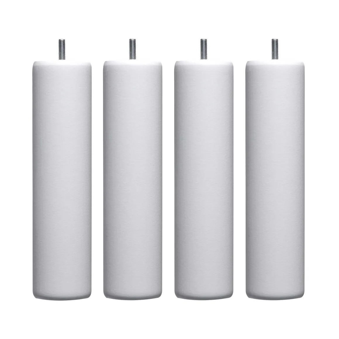 4 pieds cylindriques bois