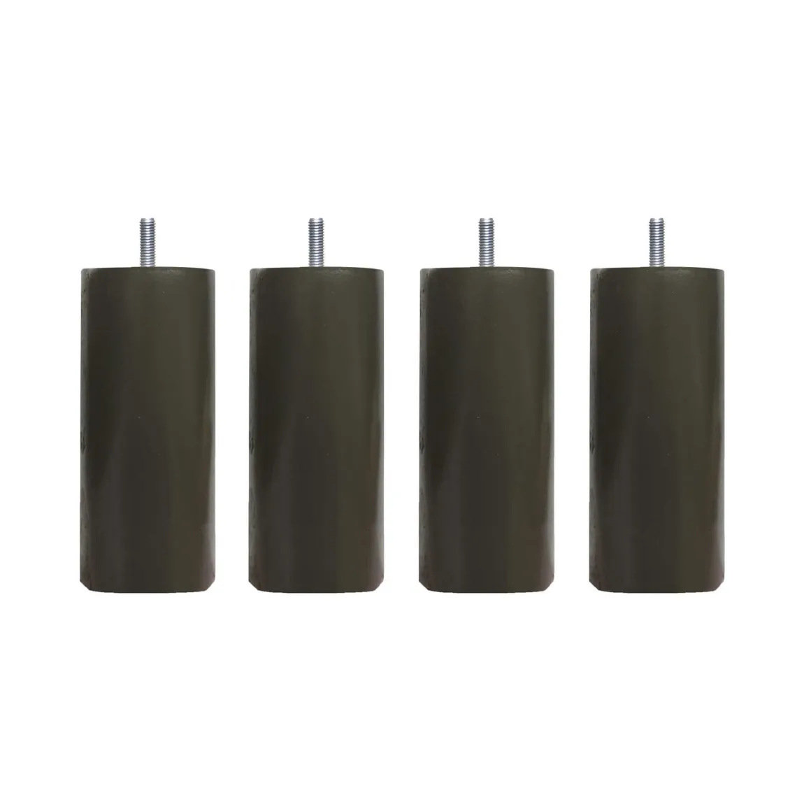 4 pieds cylindriques bois
