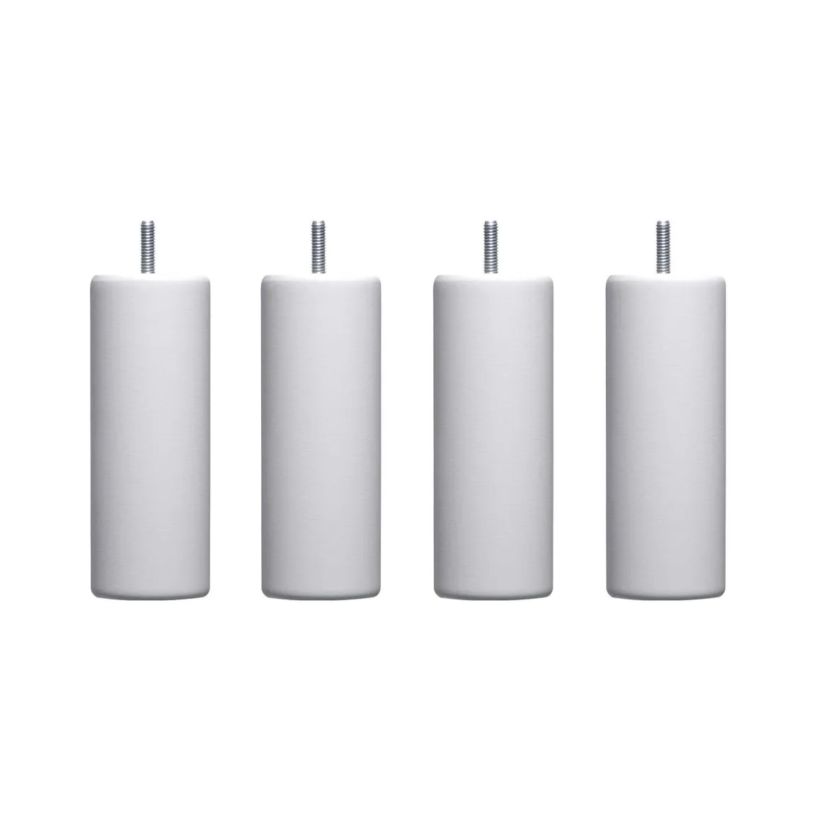 4 pieds cylindriques bois