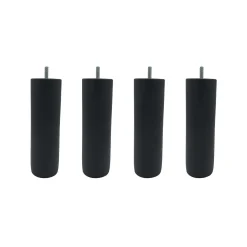 4 pieds cylindriques bois