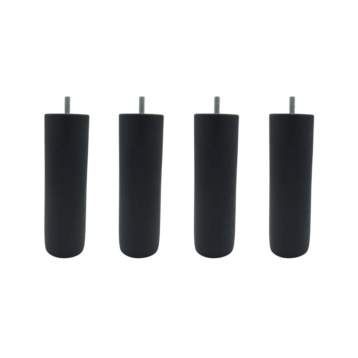 4 pieds cylindriques bois