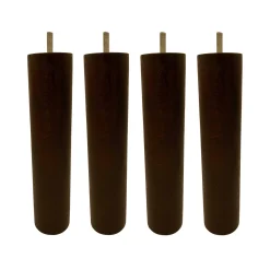 4 pieds cylindriques bois