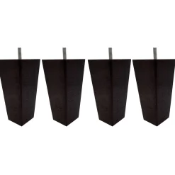 4 pieds fuseau tronqué bois 15 cm