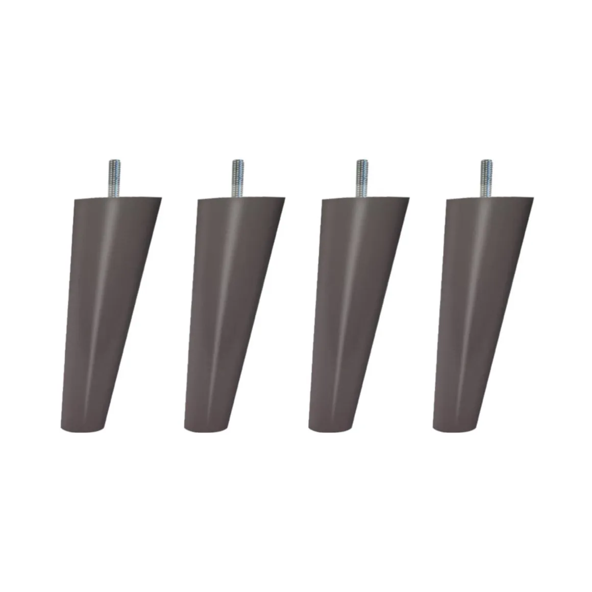 4 pieds scandinaves bois 15 cm