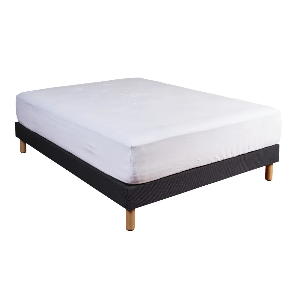 Protège matelas anti-acariens Microstop molleton 100% coton - bonnet 40 cm