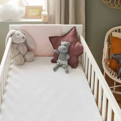 Protège matelas bébé imperméable éponge anti-acariens