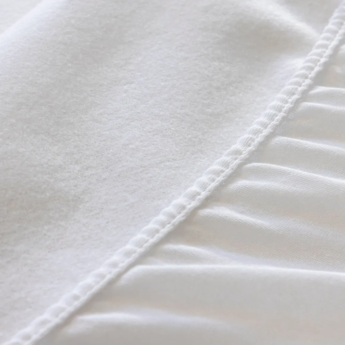 Protège matelas 100% coton bio molleton imperméable bonnet 27 cm à 30 cm - SOMEO
