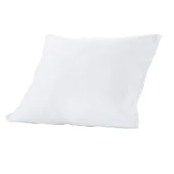 Protège-oreiller molleton coton confortable et absorbant 65x65 cm