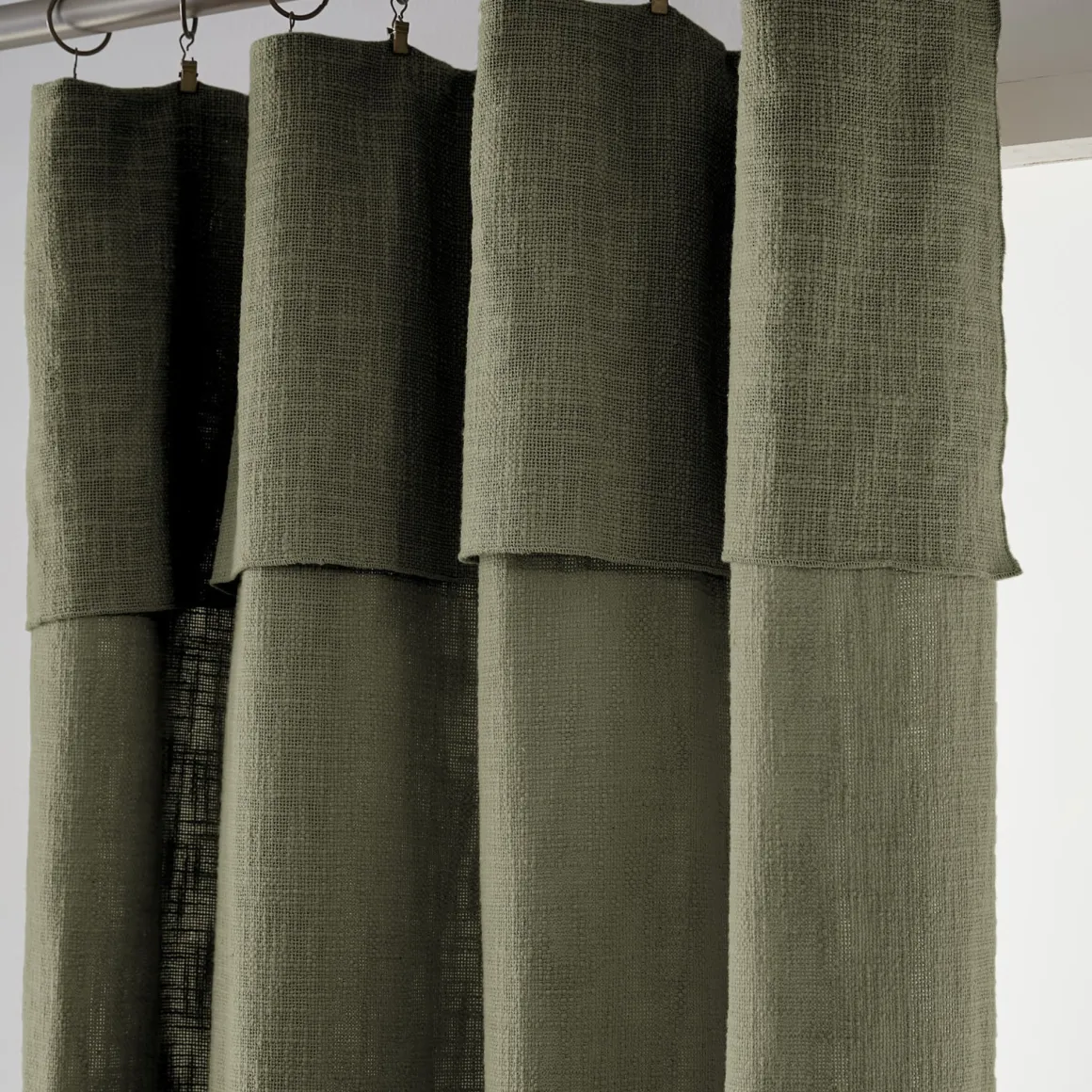 Rideau tamisant coton 140x270 Sixtine