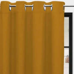 Rideaux à œillets Panama 135x250 cm