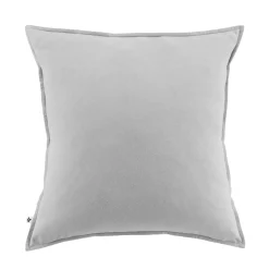 Taie d'oreiller flanelle gris
