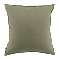 Taie d'oreiller flanelle kaki