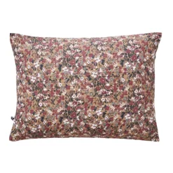 Taie d'oreiller gaze de coton imprimé floral