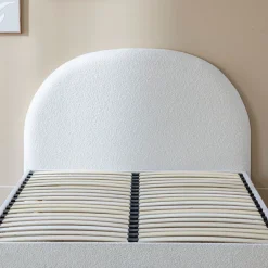 Tête de lit bouclette blanc Terre de Nuit