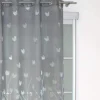 Voilage tulipe gris 140x240